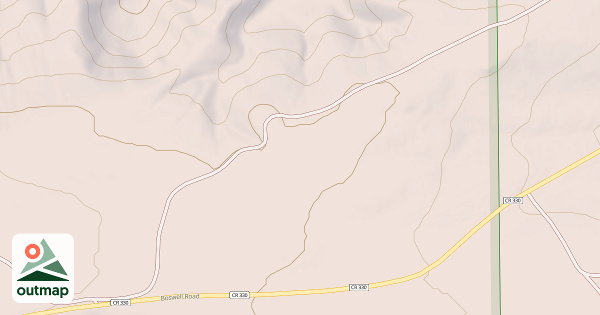 Map of BOSWELL RIDGE