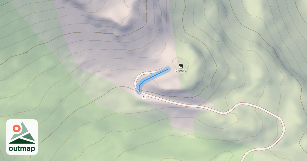 Map of Cibouït