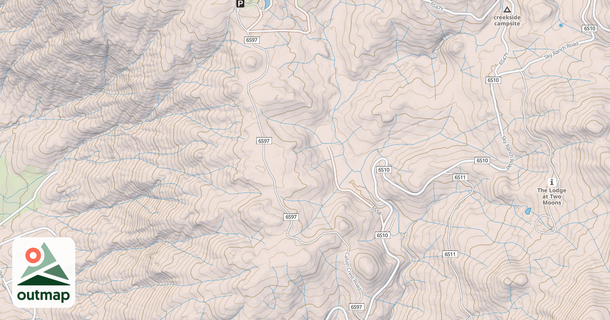 Map of CALVIN CREST