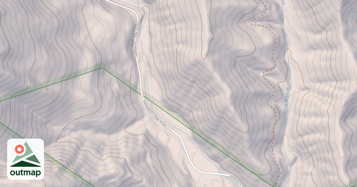 Map of NEWBERRY CREEK