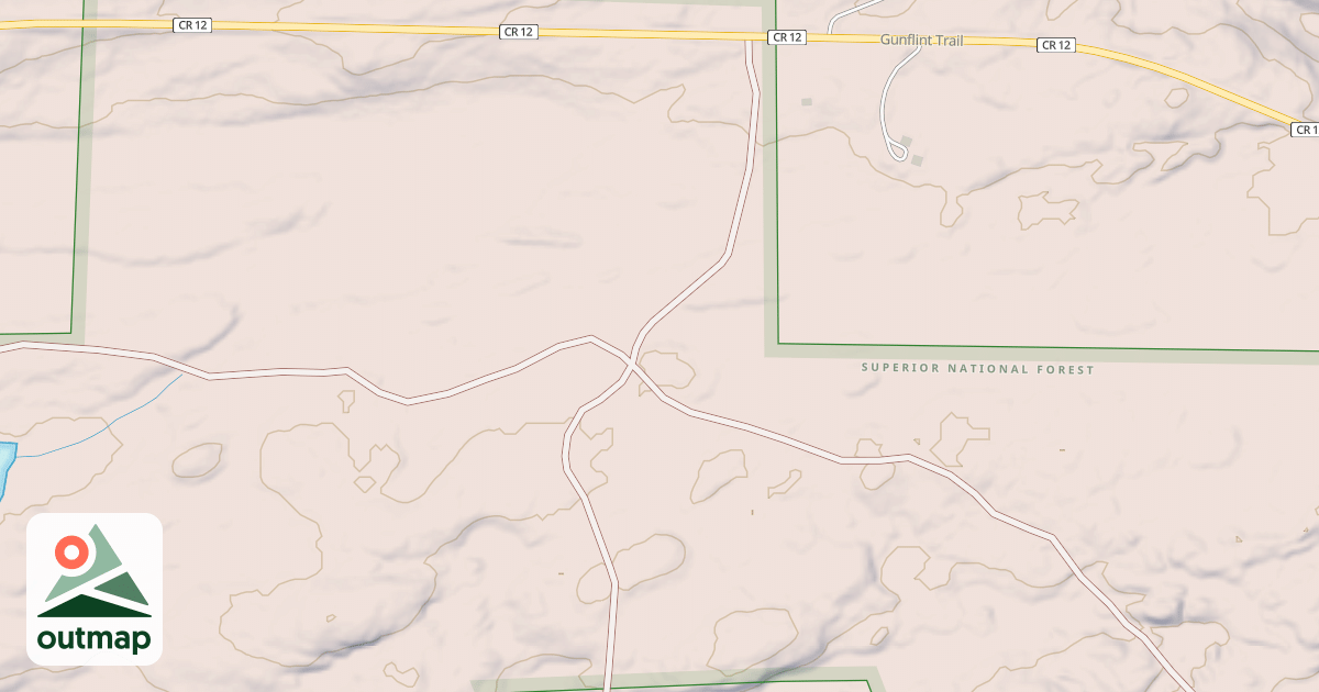 Map of EAST DAWKINS LAKE