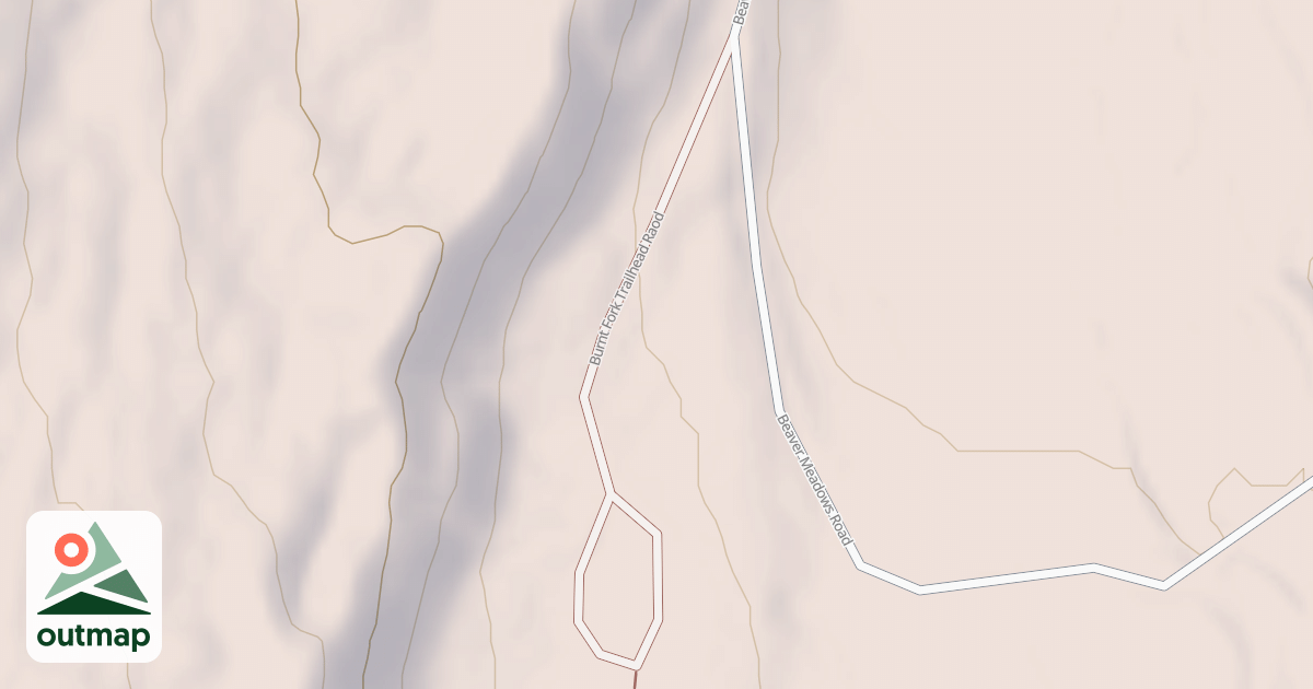 Map of BURNTFORK T.H.