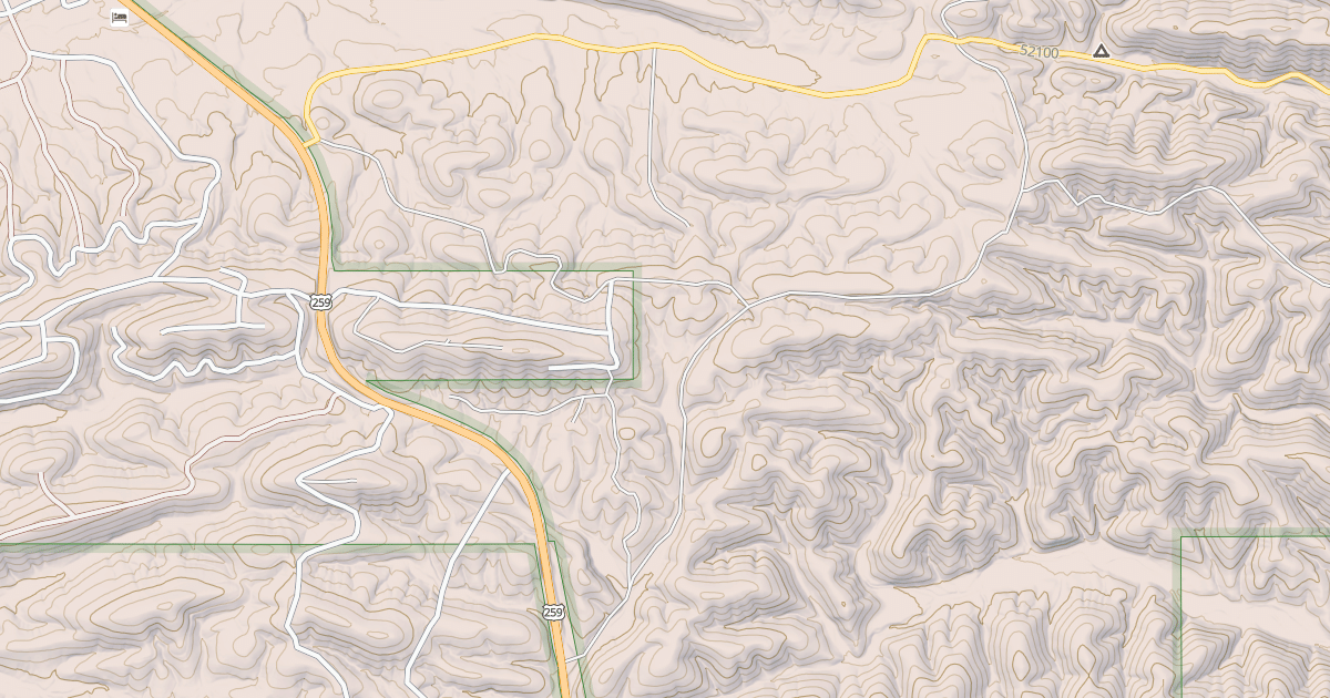 Map preview of USFS National Forest System Roads {024C0465-944A-4DCB-A455-85A35B6C5833}