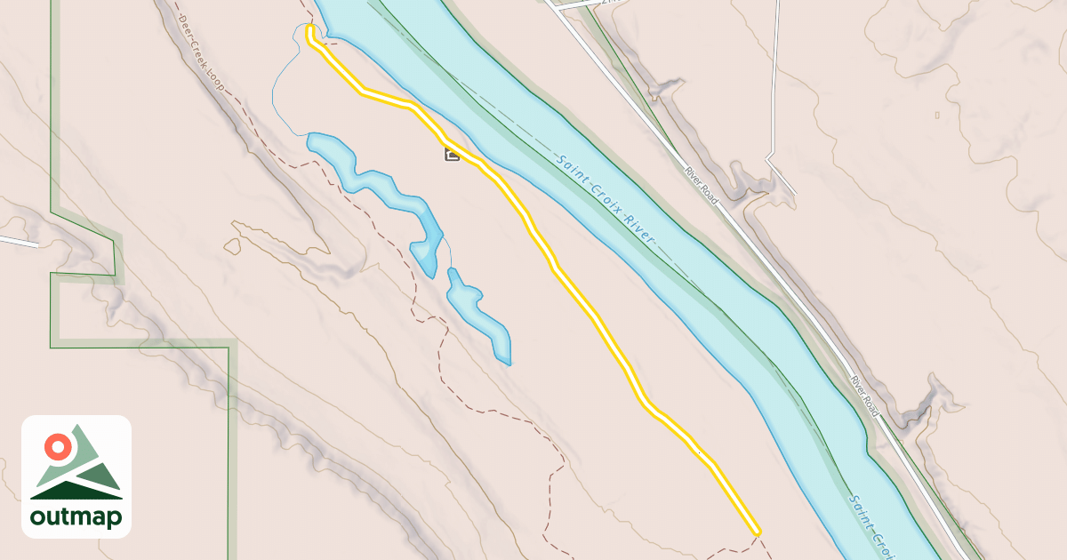Map of Old Military Road