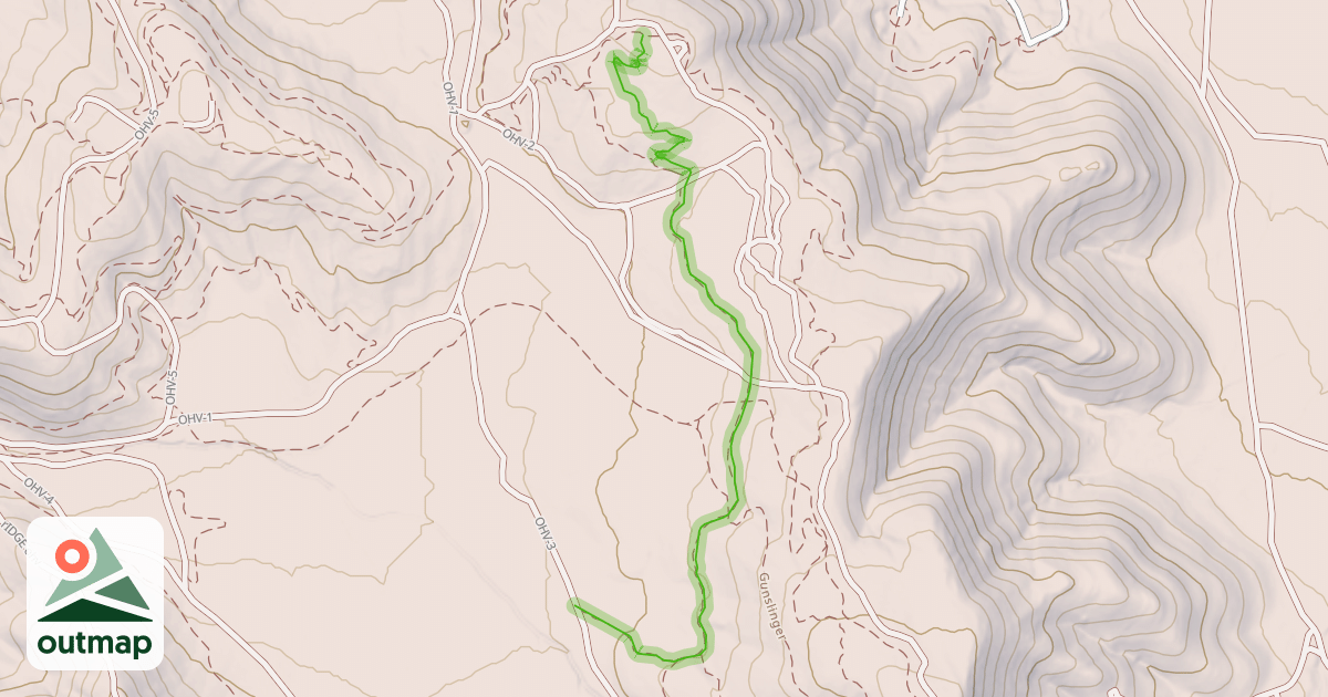 Map of Roadrunner Trail