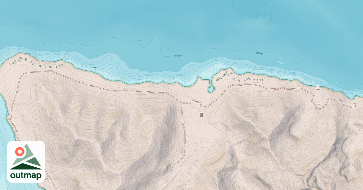Map of CAPE STRAIT