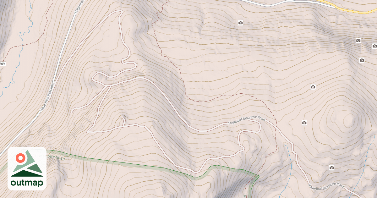 Map of SUGARLOAF MTN