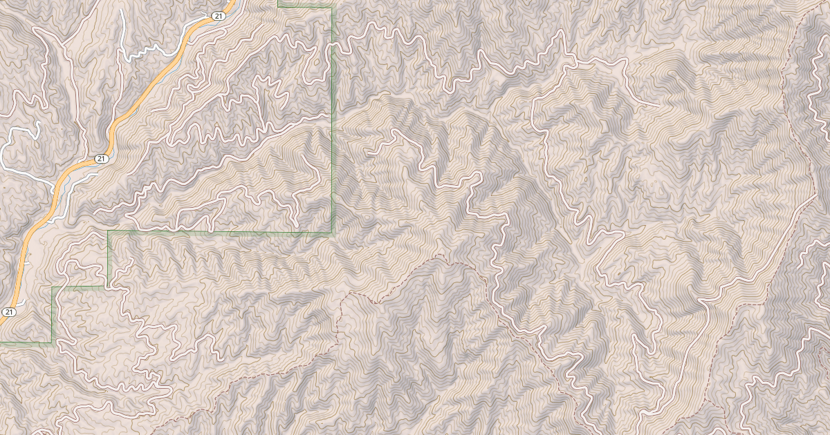 Map preview of BOULDER CREEK