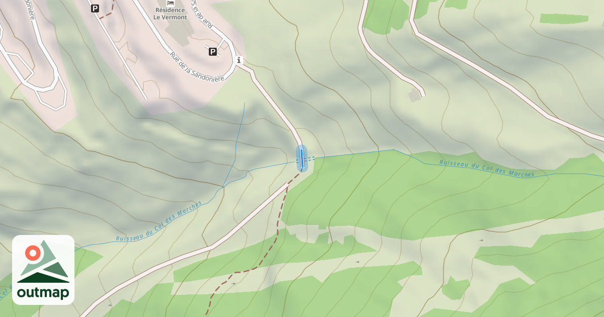 Map of Chaudanne