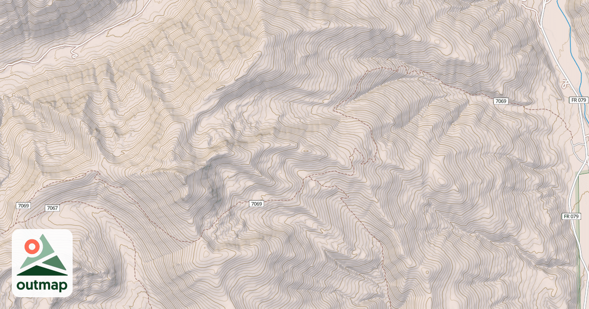 Map of HIGH CREEK