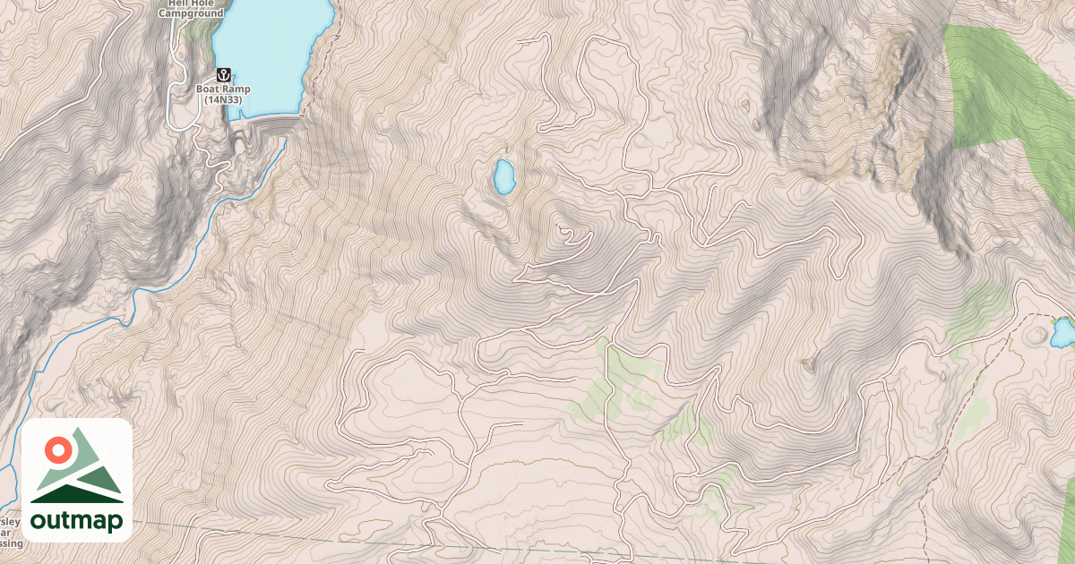 Map of BUNKER MEADOW