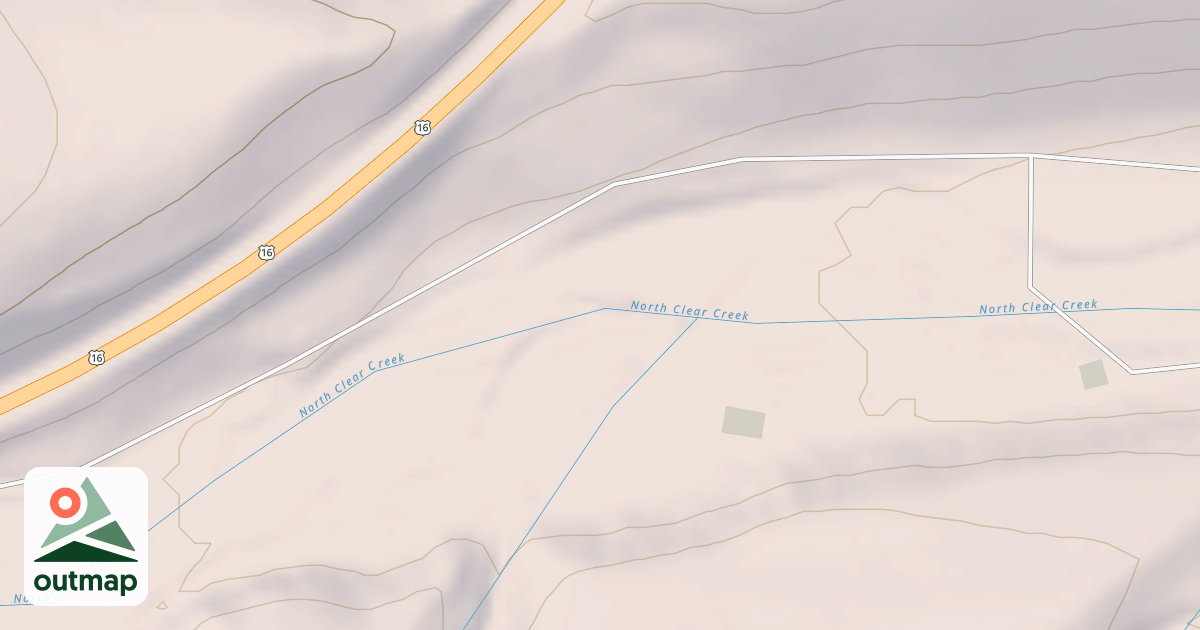 Map of N. CLEAR CRK. LOT 3
