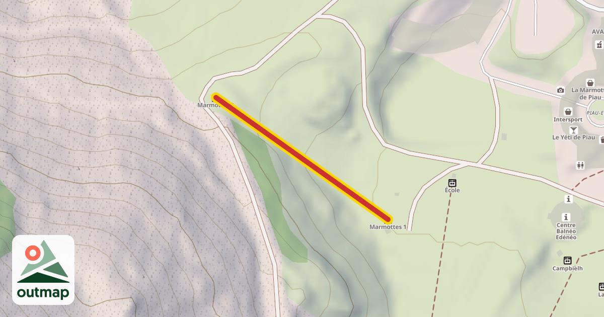 Map of Marmottes 1