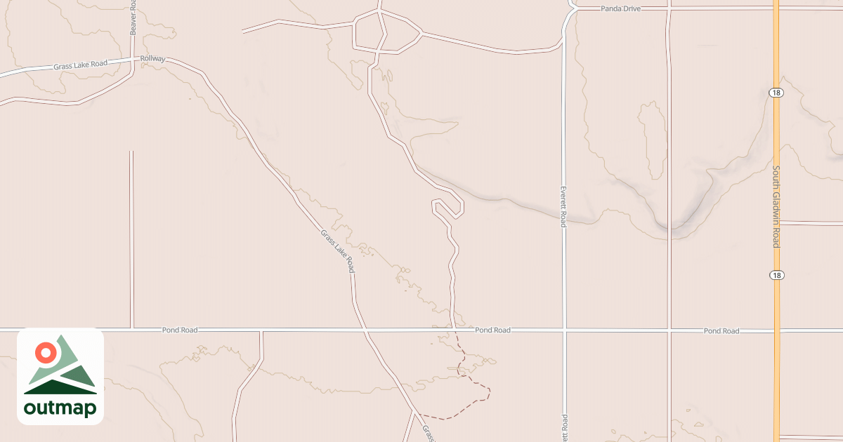 Map of Denton Creek Trail