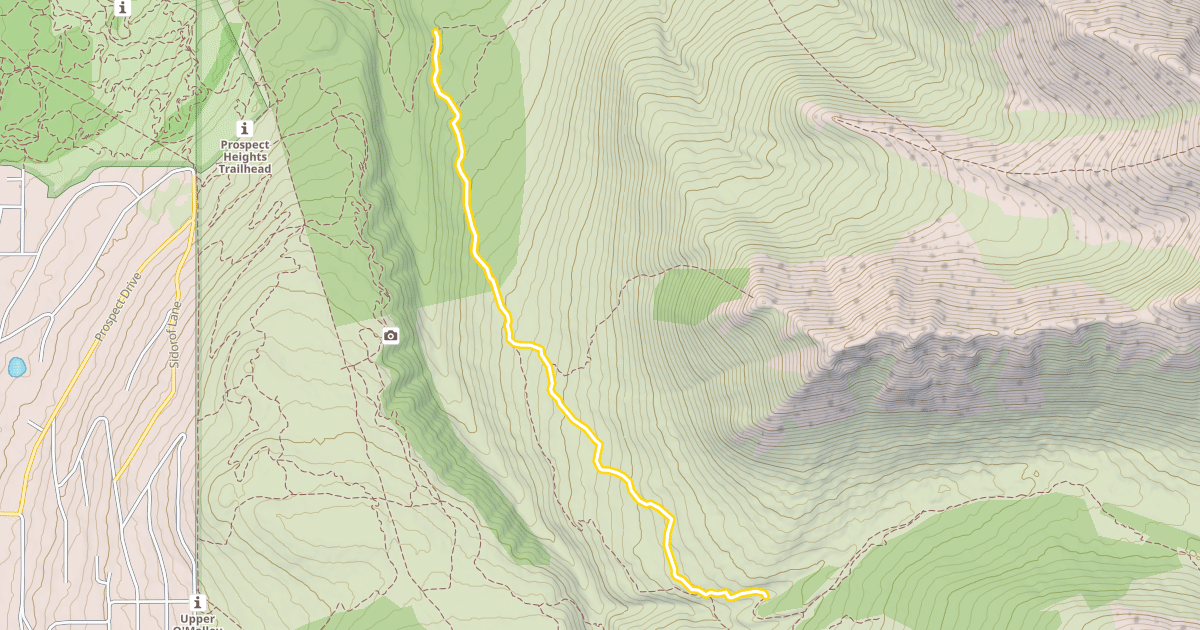 Map preview of Middle Fork Trail