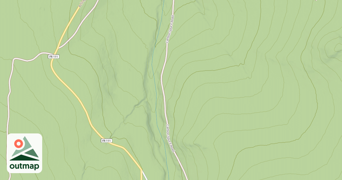 Map of CARLSON SPUR F