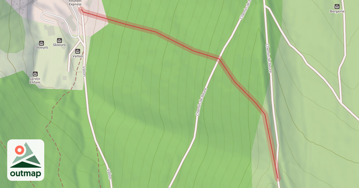 Map of Bouquetin