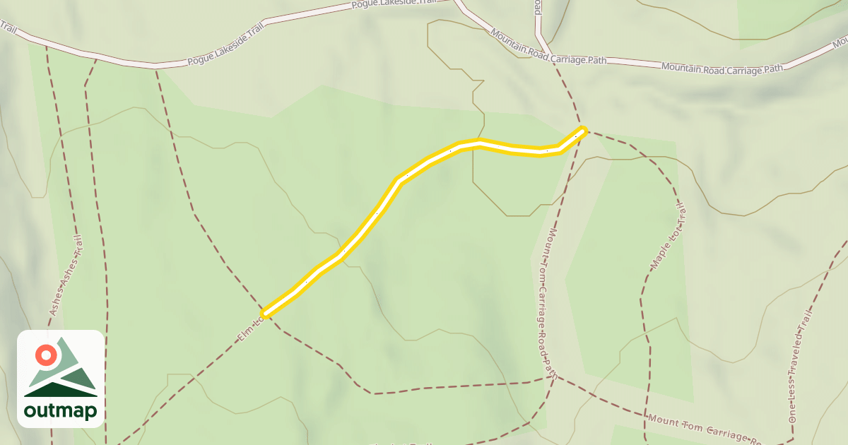 Map of Elm Lot Trail