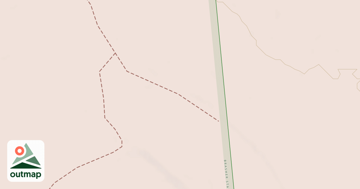 Map of Coyote Pass Trail