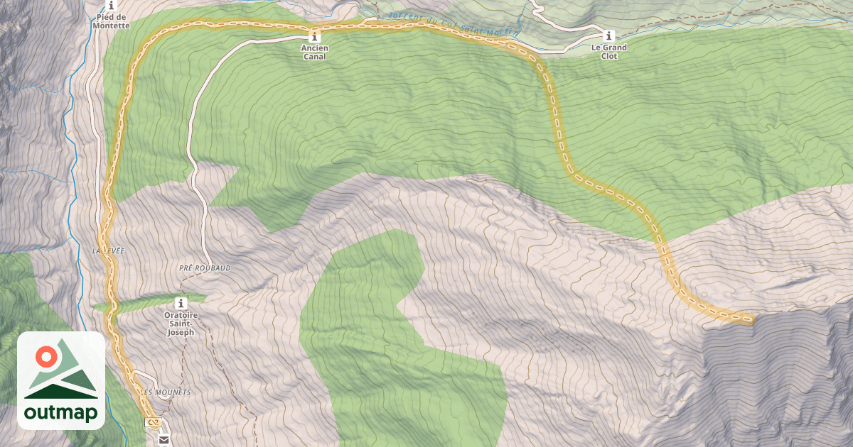 Map of Gardiole — Le Roux