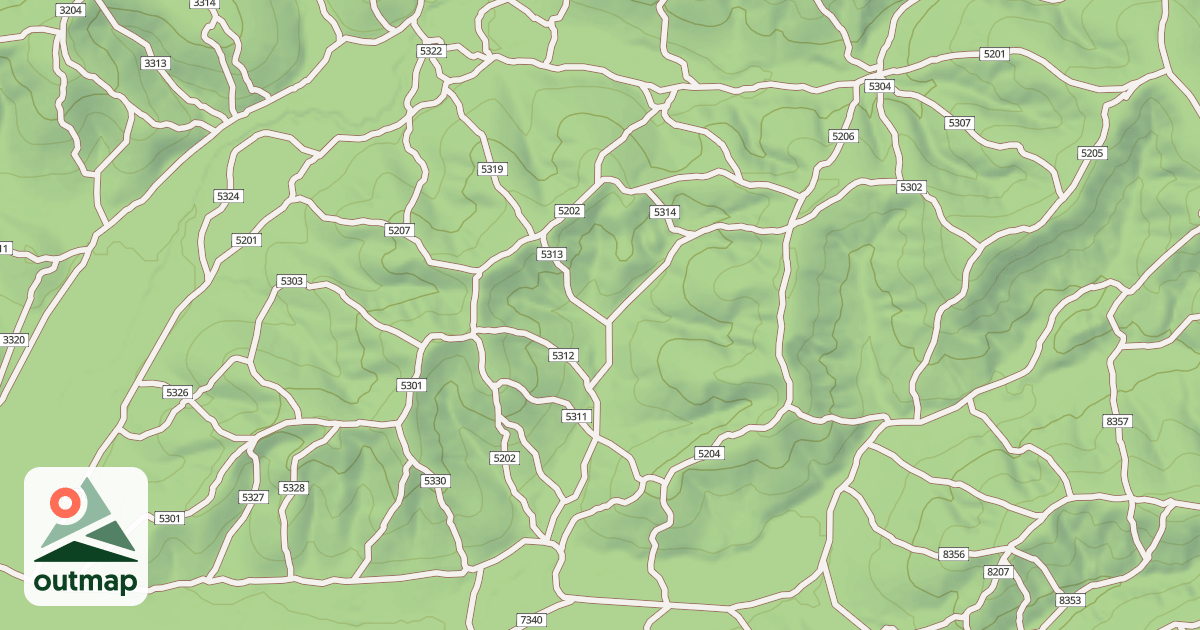 Map of USFS Motor Vehicle Use Map Trails 19029