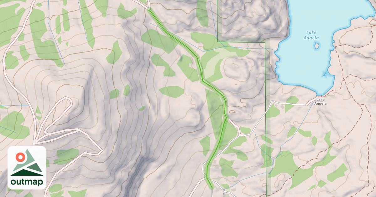 Map of Lower Sand Pit Road