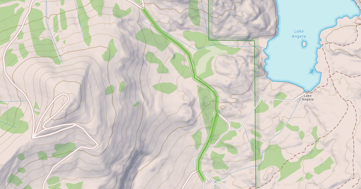 Map preview of Lower Sand Pit Road