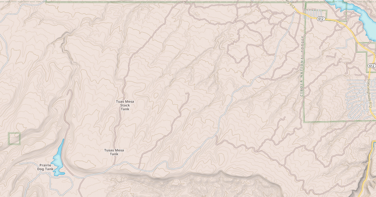 Map preview of TUSAS MESA