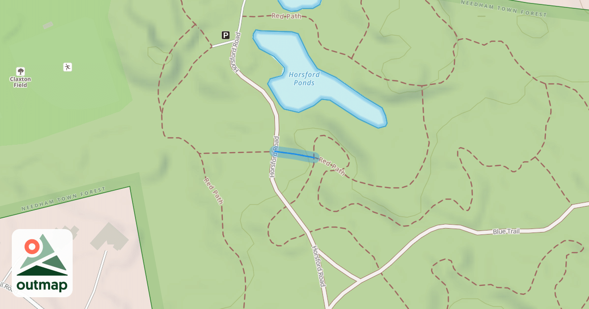 Map of Red Path