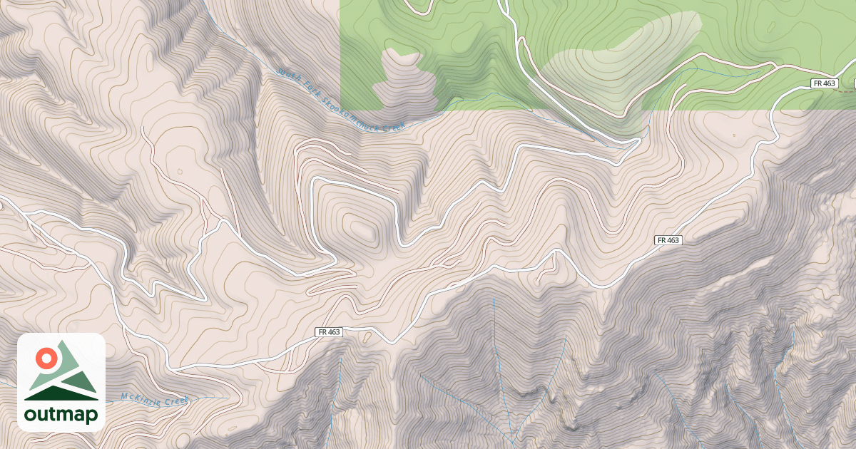 Map of DAIRY MOUNTAIN
