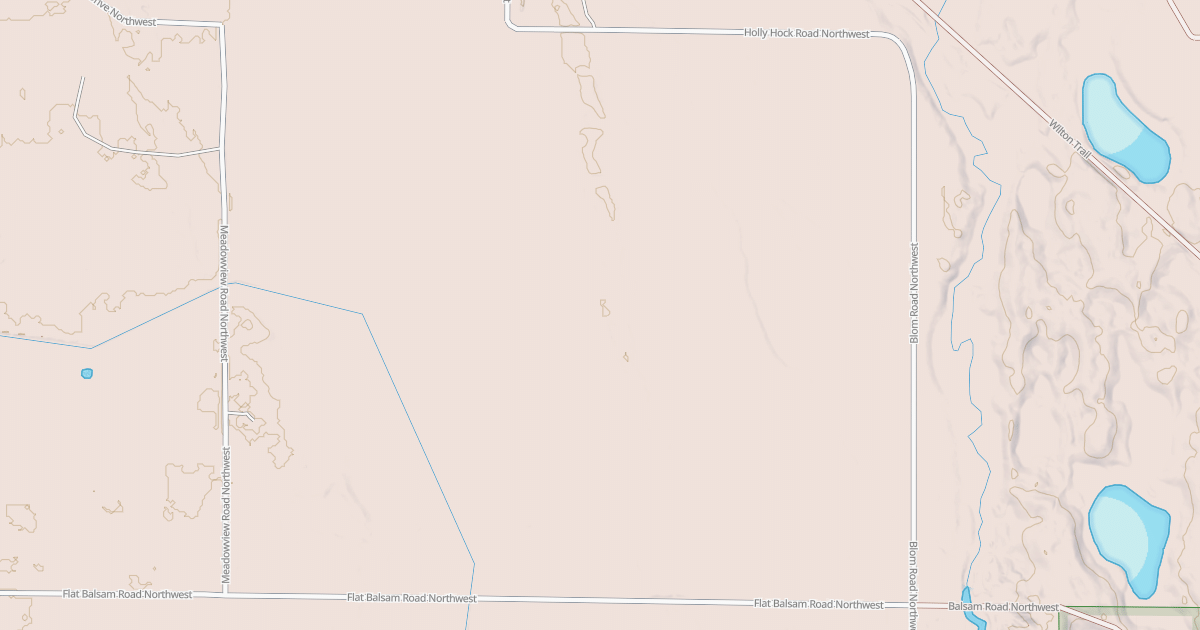 Map preview of Wilton Trails Northwest