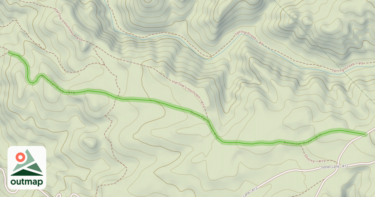 Map of Burnt Car Draw - #10