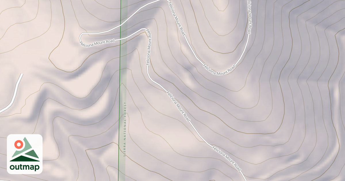 Map of FELICIANA MTN ROAD