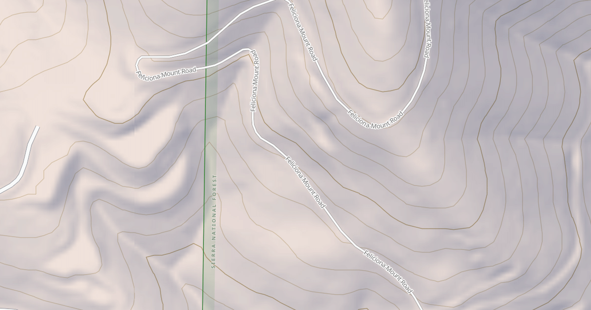 Map preview of FELICIANA MTN ROAD