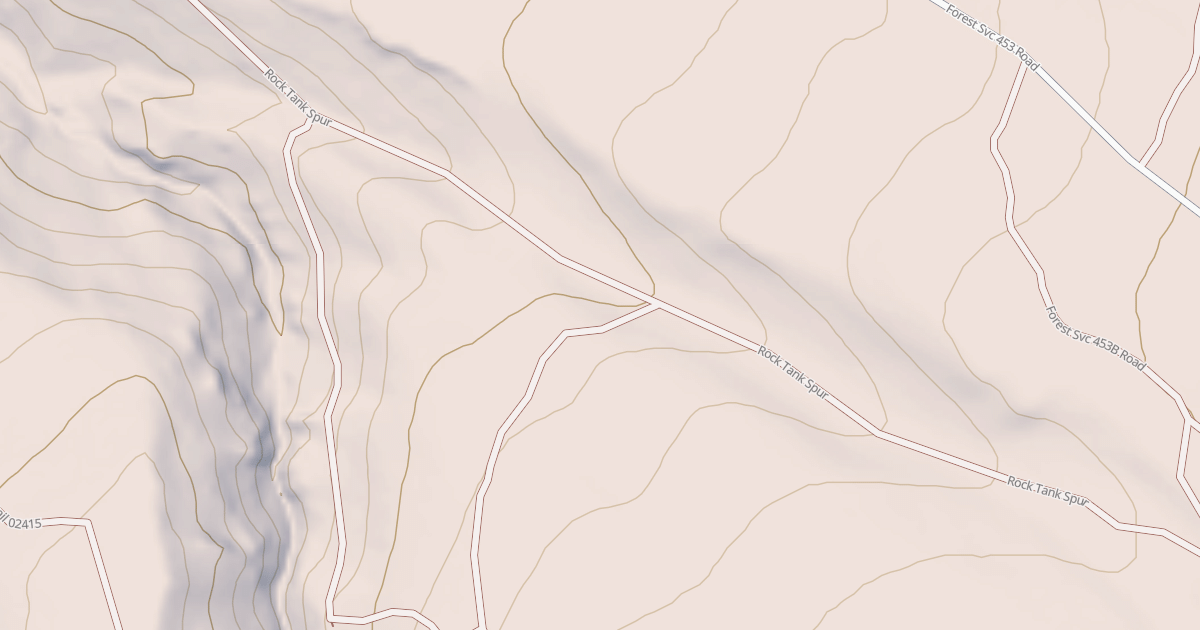 Map preview of USFS National Forest System Roads {9B91BAAC-C594-4BC0-9A02-E07FD359A7D8}