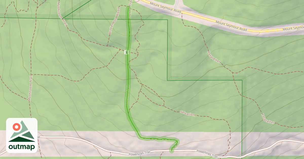 Map of Incline Trail