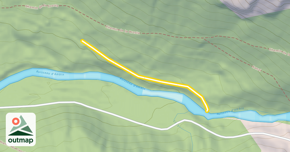 Map of Boucle du Planay