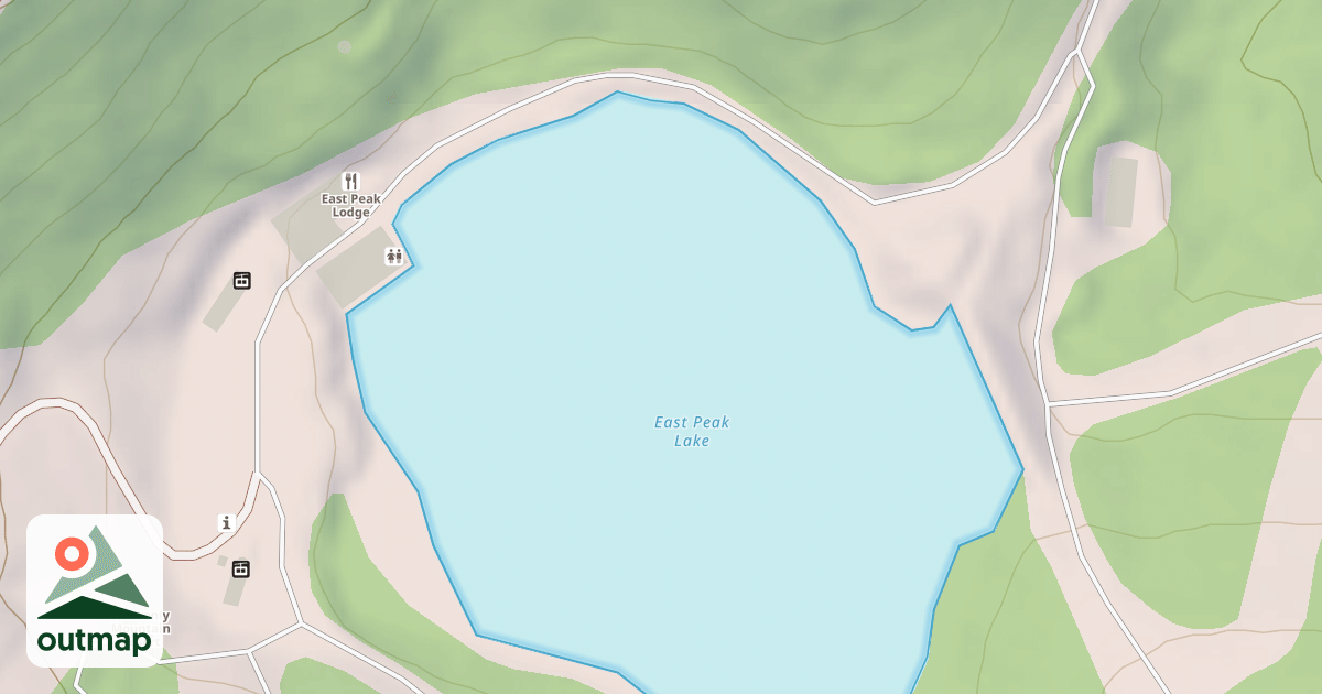 Map of EAST PEAK LOOP