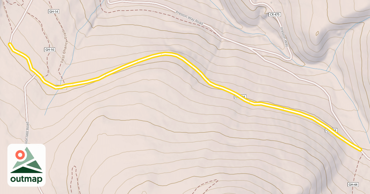 Map of Southern Cross Trail