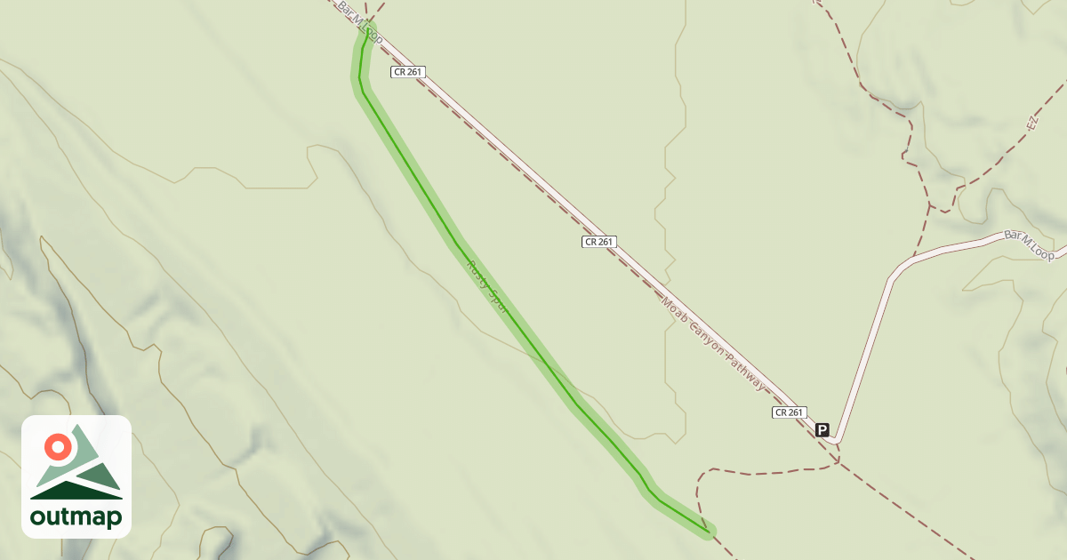 Map of Rusty Spur