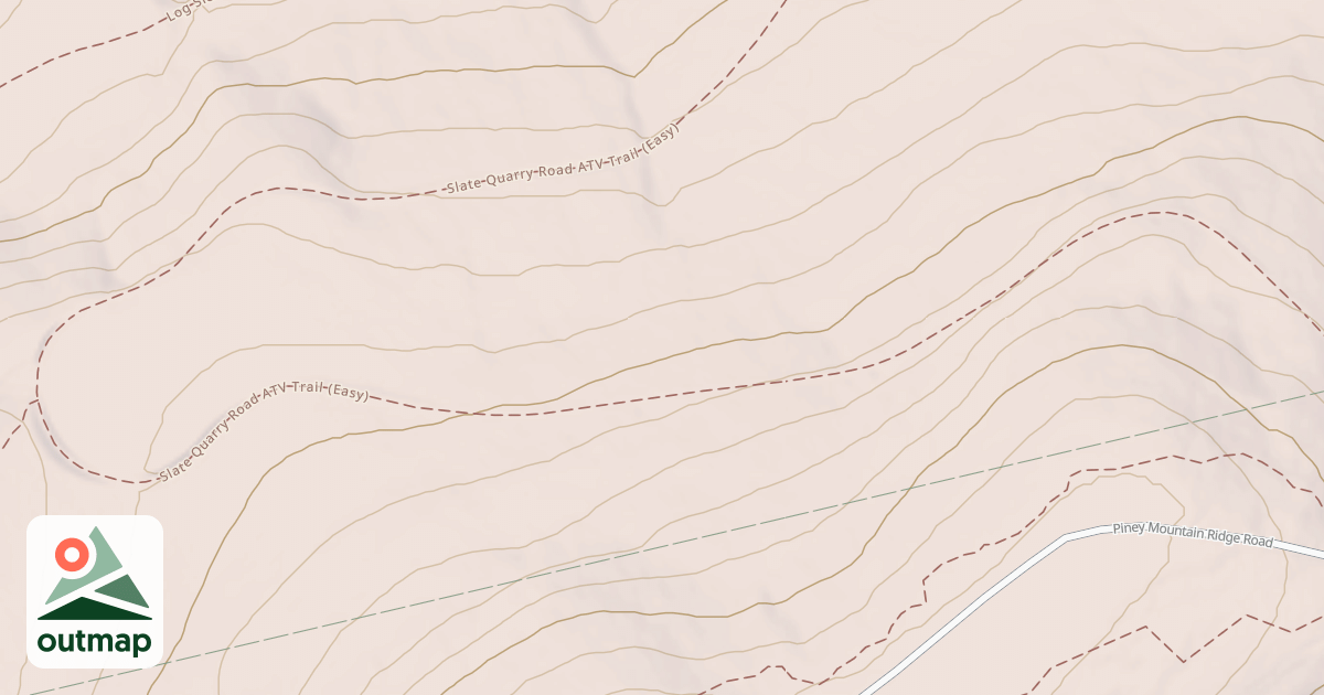 Map of Michaux State Forest - ATV Trail System