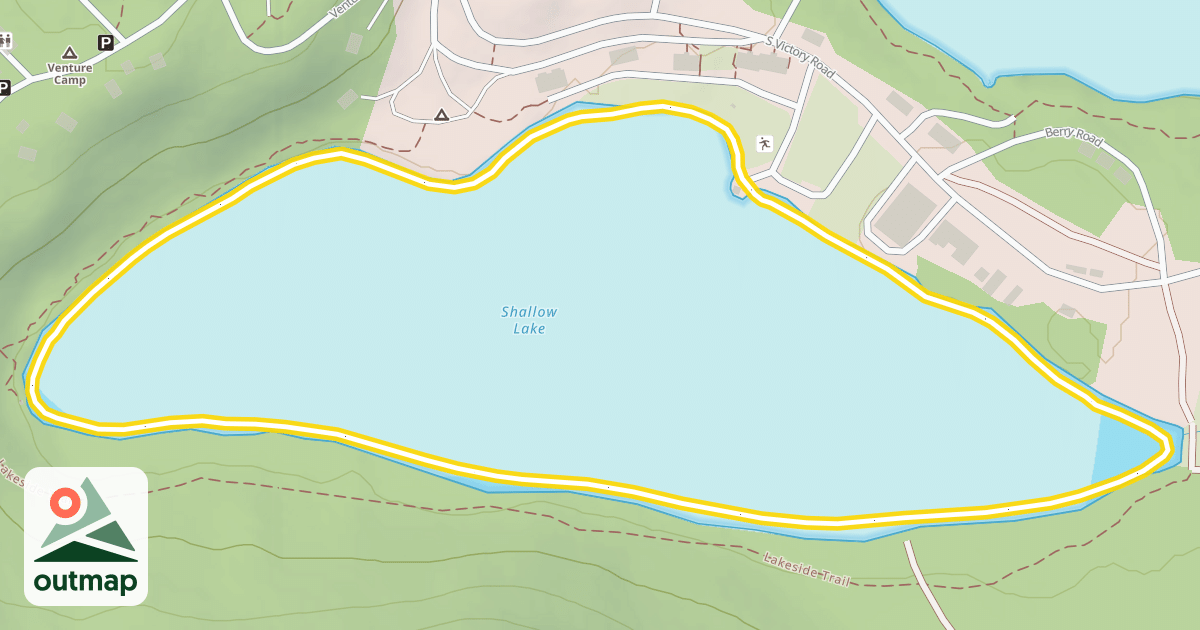 Map of Shallow Lake XC Loop