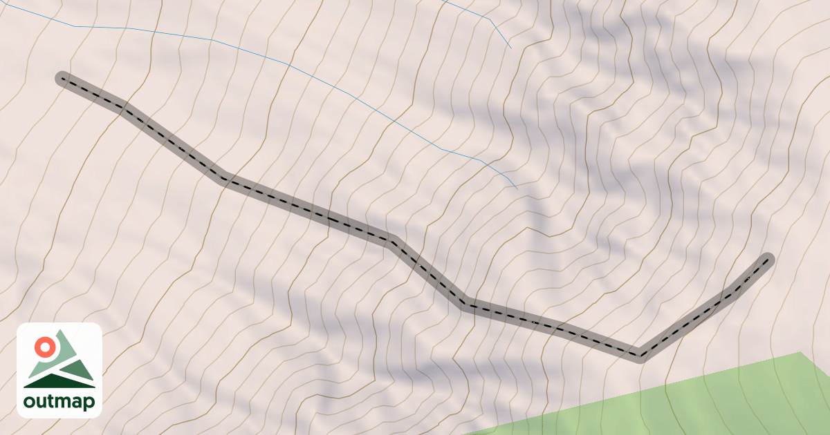 Map of Steep Gully 3