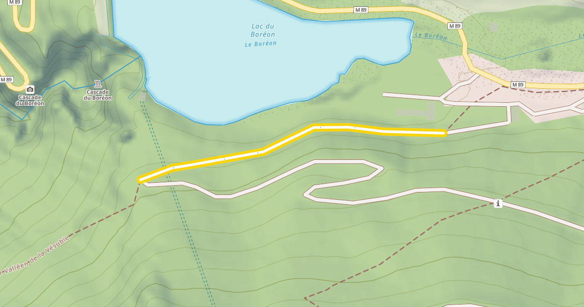 Map preview of Sentier Valléen de la Vésubie