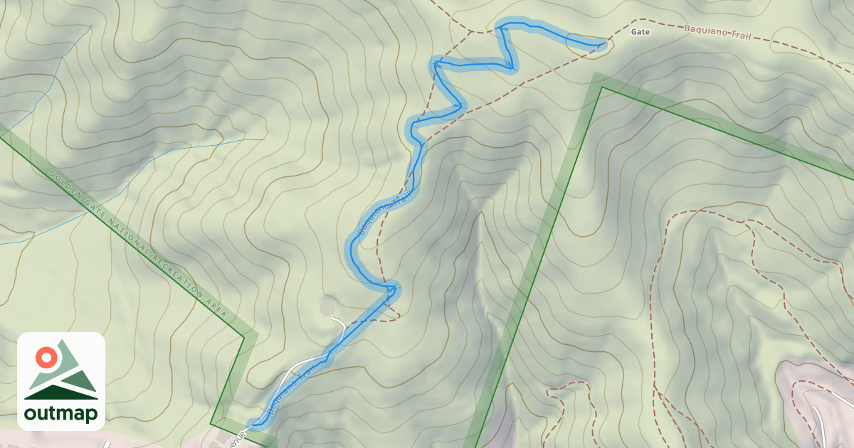 Map of Ahni Trail
