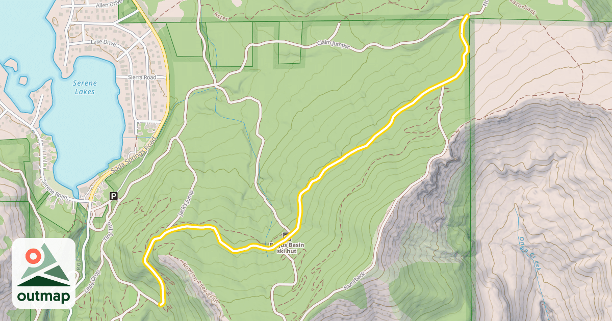 Map of Bogus Basin