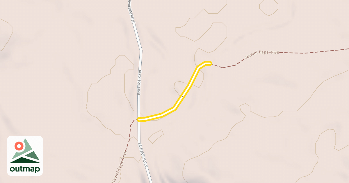 Map of Naomi Pape Trail