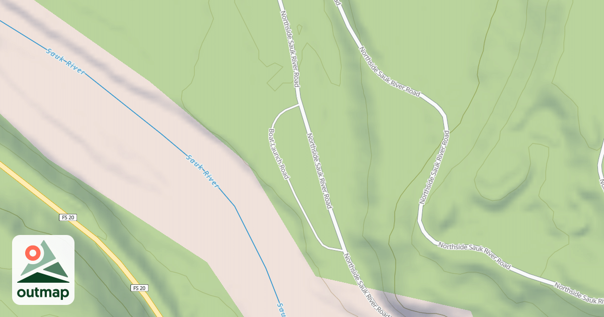 Map of BOAT LAUNCH