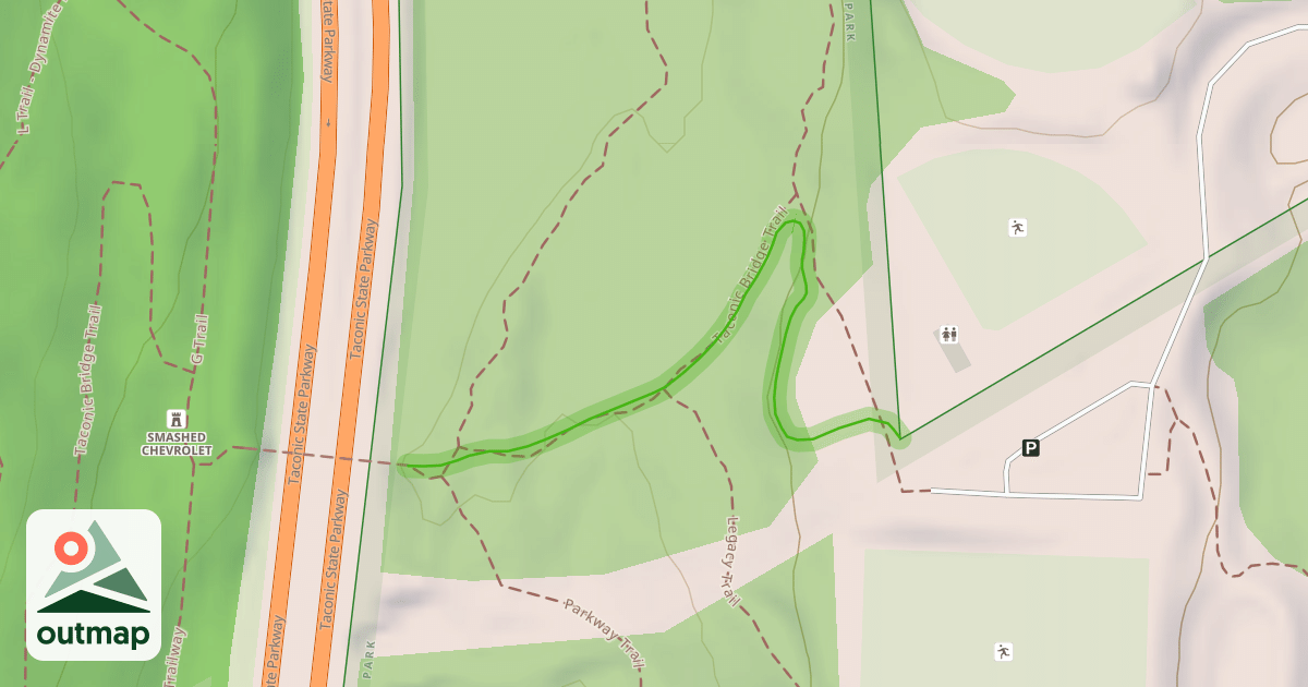 Map of P Trail
