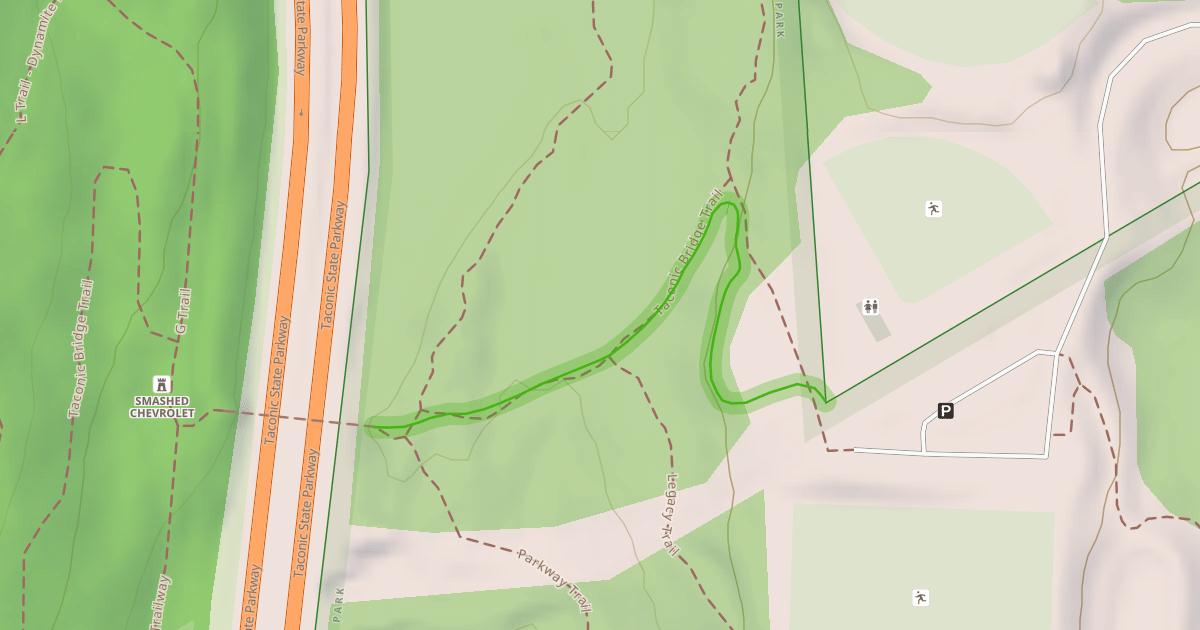 Map preview of P Trail